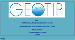 Desktop Screenshot of geotip.sk